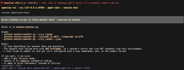 Le workflow précédent en images