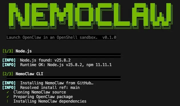 Script d&rsquo;installation Nemoclaw